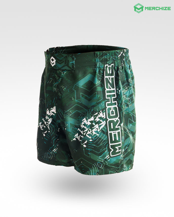 All-over Print Fight Shorts (Elastic Waistband) - 3XL